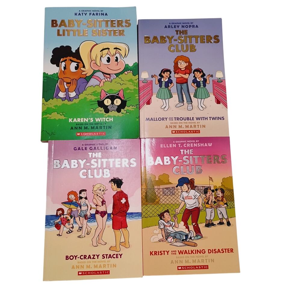 Babysitters Club Graphic Novel #7, 16, 17 BabysittersClub LittleSister #1 Lot PB